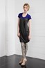 006. Whitehead Dress - Cobalt + Charcoal.